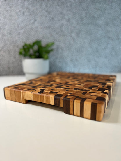 Chaos End Grain Cutting Board