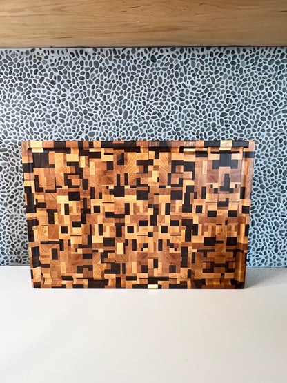 Chaos End Grain Cutting Board