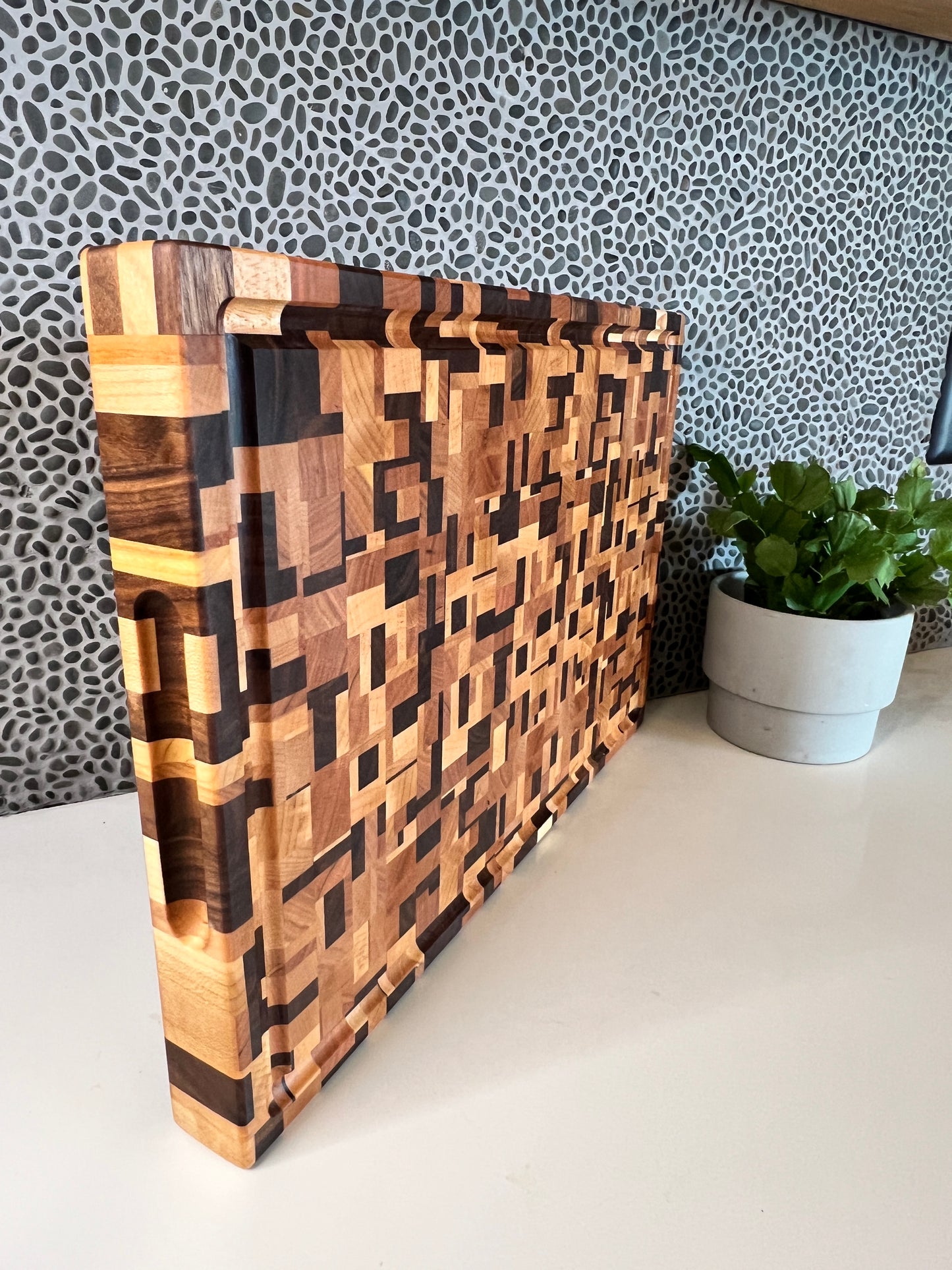 Chaos End Grain Cutting Board